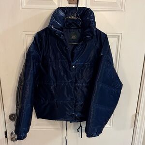 Wild Fable Blue Women's Puffer Jacket size XS